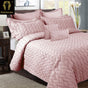 Ramesses 9 Piece Ultrasonic Comforter Set Queen Rose Pink V442-KIT-COMFORTER-9PCESULTRASONIC-ROSEPINK-QS