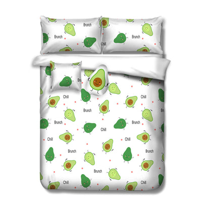 Ramesses White Avocado Kids Advventure 5 Pcs Comforter Set Double V442-KIT-COMFORTER-AVOCADO-WHITE-DS
