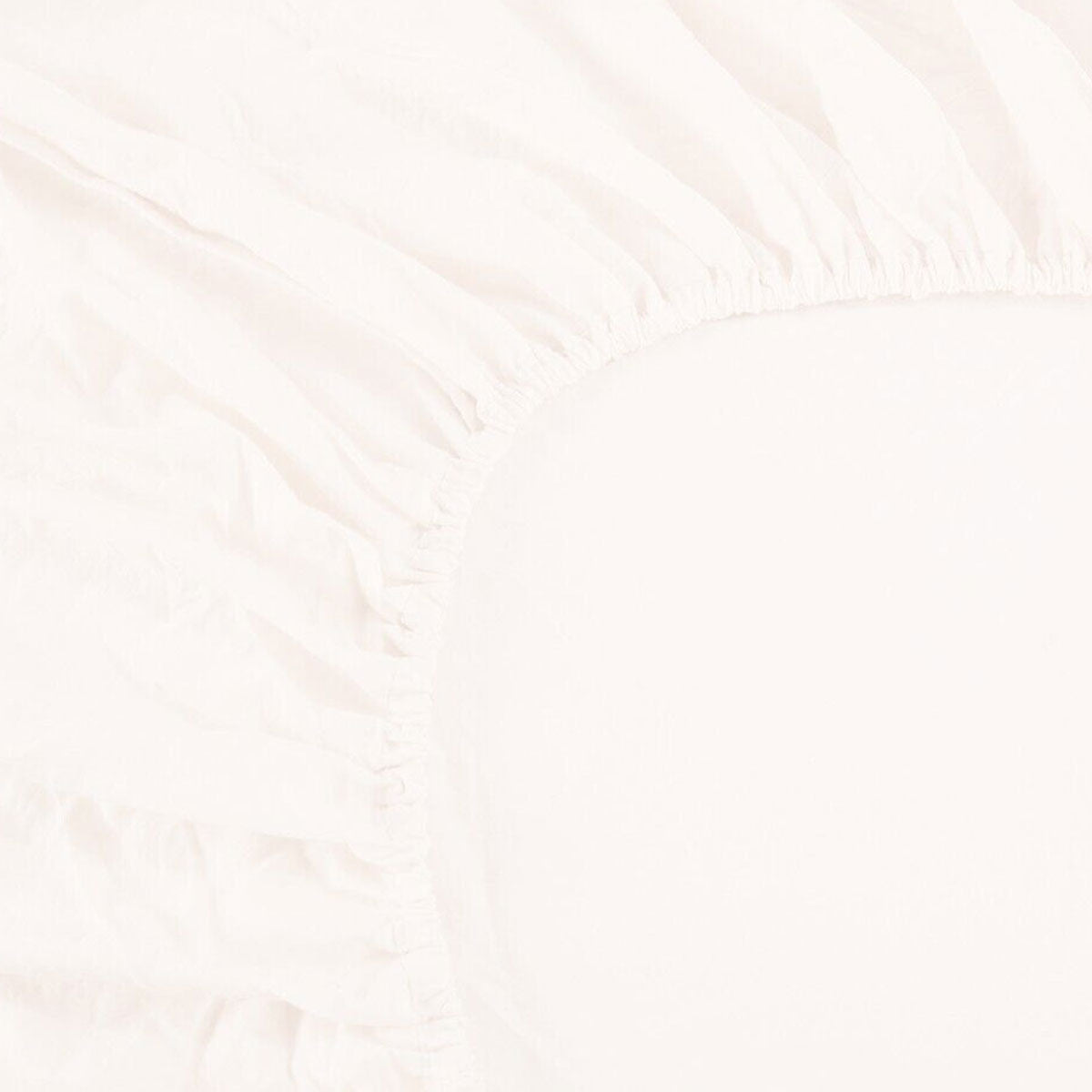 Ramesses 1000TC Linen Bamboo Fitted Sheet Combo Set White King V442-KIT-FITTEDSS-LINENBAMBOO-WHITE-KI