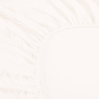 Ramesses 1000TC Linen Bamboo Fitted Sheet Combo Set White King V442-KIT-FITTEDSS-LINENBAMBOO-WHITE-KI