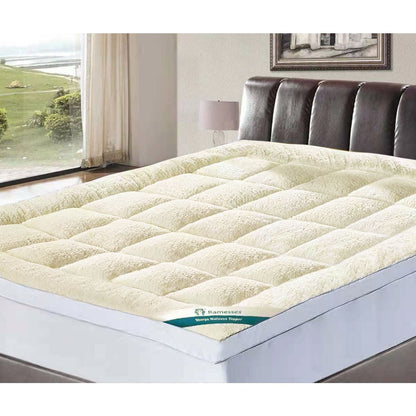 Ramesses 1200GSM Sherpa Winter Mattress Topper Single V442-KIT-MATTRESST-1600GSMSHERPA-WHITE-SB