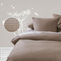 Waffle Quilt Cover Set - Linen - Single V442-KIT-QUILTCS-WAFFLE-LINEN-SB