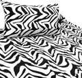 Shangri-La Printed Faux Fur White Tiger Quilt Cover Set Queen V442-KIT-QUILTCS-WHITETIGER-WHITE-QS