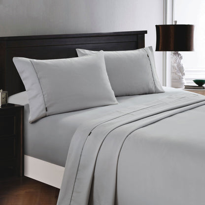 Deluxe Linen 1200TC Cotton Rich Sheet Set Natural King Single V442-KIT-SHEETS-1200TCCOTTONRICH-NATURAL-KS