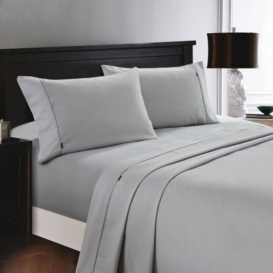 Deluxe Linen 1200TC Cotton Rich Sheet Set Natural King Single V442-KIT-SHEETS-1200TCCOTTONRICH-NATURAL-KS