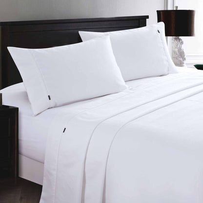 Deluxe Linen 1200TC Cotton Rich Sheet Set White King Single V442-KIT-SHEETS-1200TCCOTTONRICH-WHITE-KS