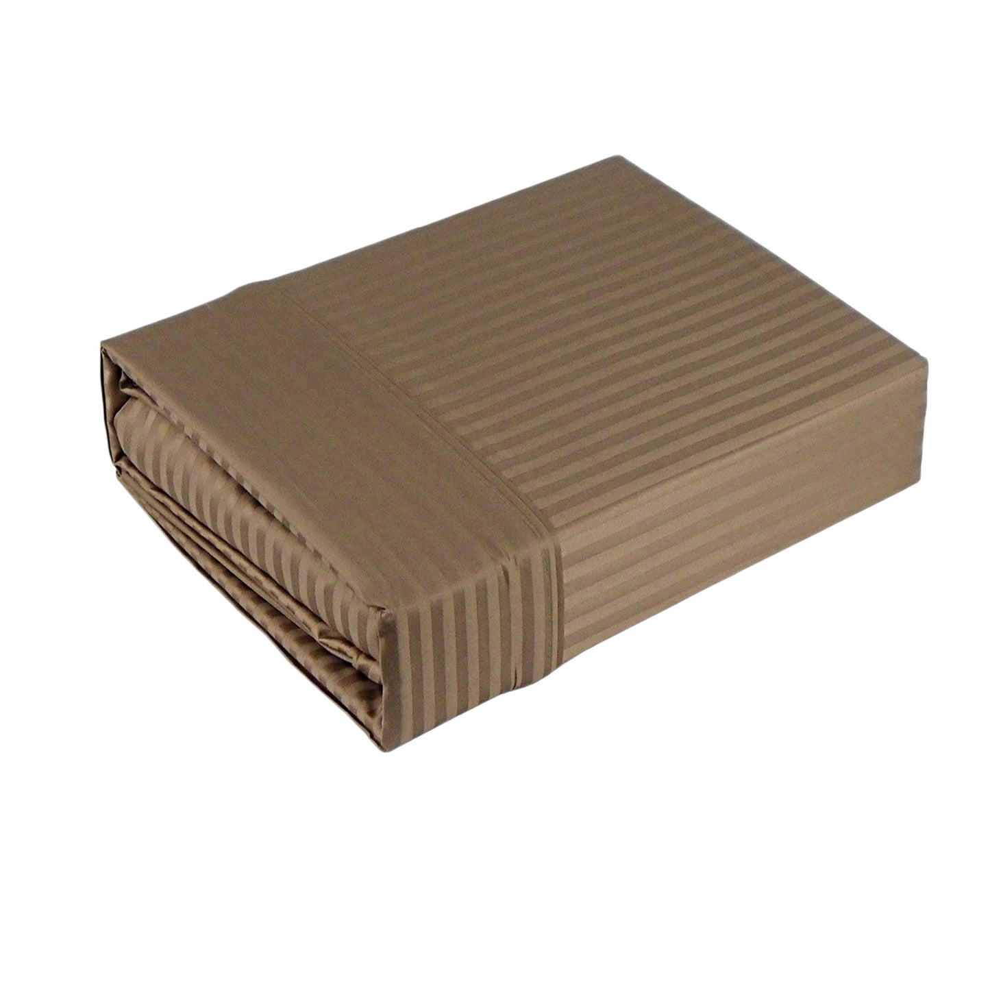 Ramesses 1000TC American Pima Cotton Narrow Stripe Sheet Set Mocha King V442-KIT-SHEETS-PIMANARROWSTRIPE-MOCHA-KI