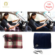 Ramesses Electric heated Car Snuggle 110 x 150 cm Red Checkered V442-KIT-THROW-CARSNUGGLE-REDCHECKERED-RE