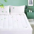 Shangri La 1000GSM Five Star Cooling Bamboo Mattress Topper Single V442-KIT-TOPPER-1000GSMBAMBOO-WHITE-SB