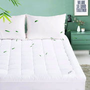 Shangri La 1000GSM Five Star Cooling Bamboo Mattress Topper Single V442-KIT-TOPPER-1000GSMBAMBOO-WHITE-SB