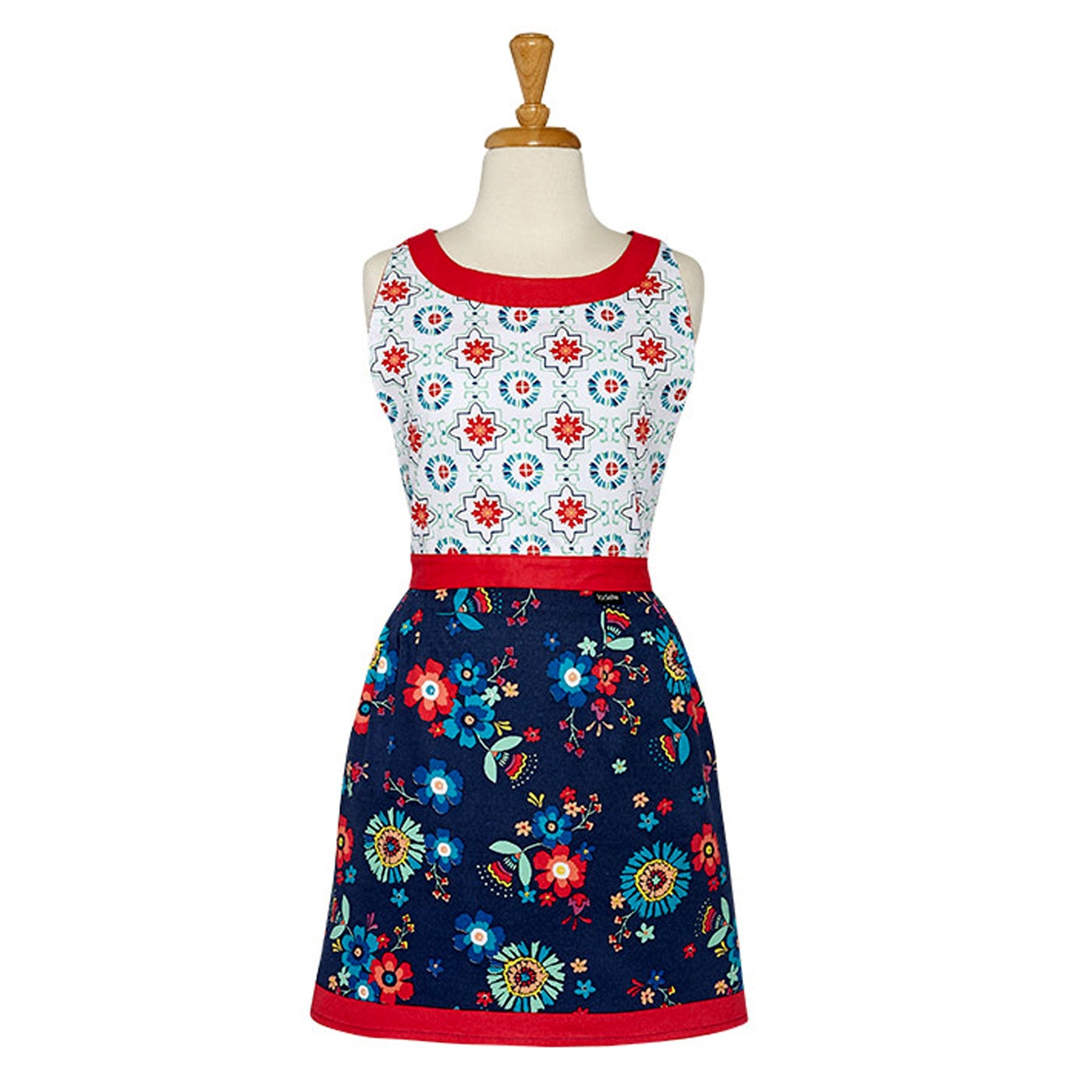 Ladelle Fiesta Ladies Women Kitchen / BBQ Cotton Apron V442-LDE-APRON-FIESTA-MULTI-SH