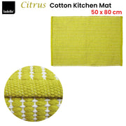 Ladelle Classic Citrus 100% Cotton Kitchen Mat Rug V442-LDE-MISC-KITCHENMAT-CITRUS-RE