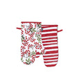 Ladelle Berry Berry Christmas Set of 2 Oven Mitts 18 x 33 cm V442-LDE-OVENM-BERRYBERRYSETOF2-RED-SH