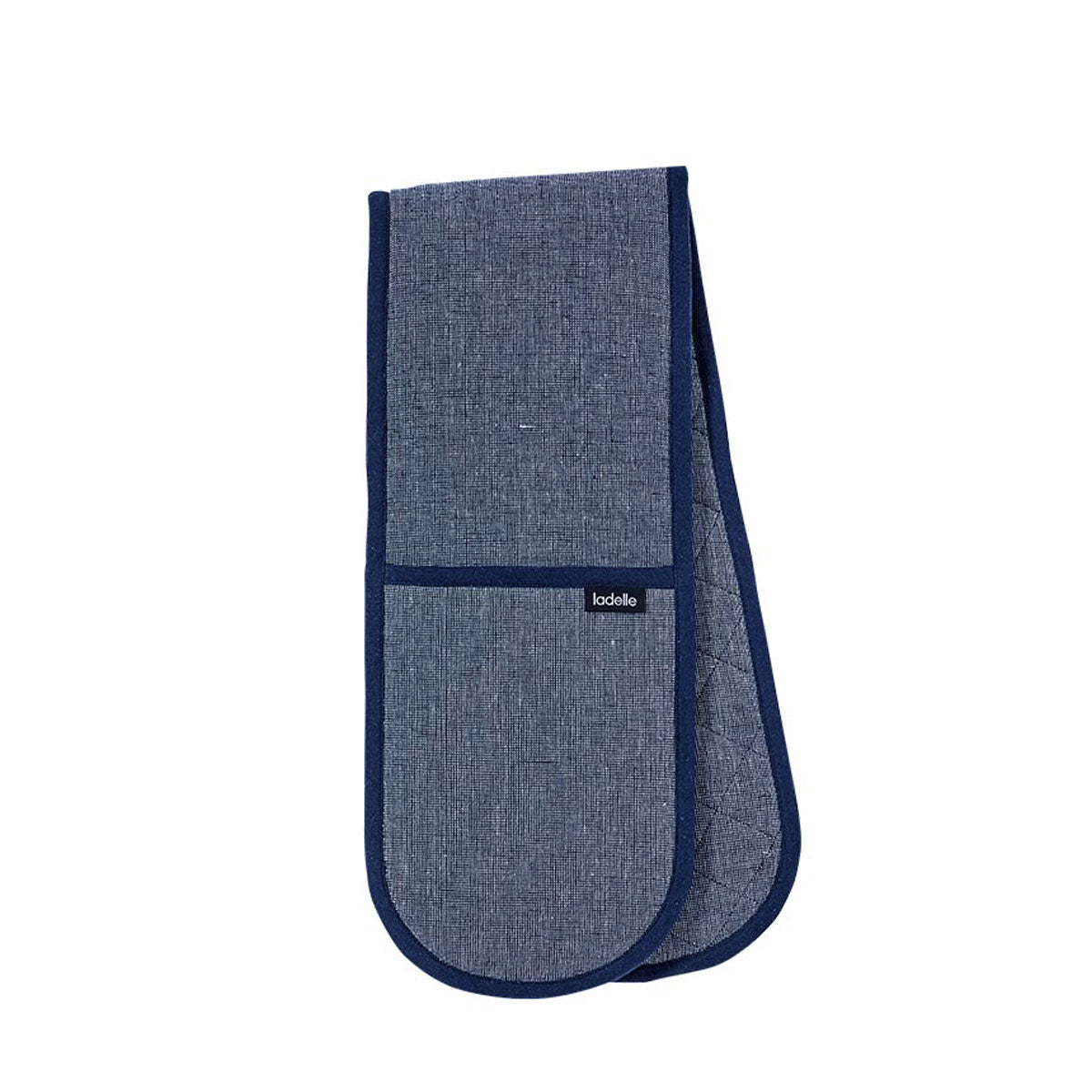Ladelle Eco Recycled Navy Double Oven Mitt 17 x 89 cm V442-LDE-OVENM-ECORECYCLEDDOUBLE-NAVY-SH
