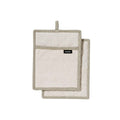 Ladelle Eco Recycled Natural Set of 2 Pot Holders 19 x 24 cm V442-LDE-OVENM-ECOSETOF2POTHOLDER-NATURAL-RE