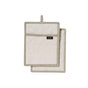 Ladelle Eco Recycled Natural Set of 2 Pot Holders 19 x 24 cm V442-LDE-OVENM-ECOSETOF2POTHOLDER-NATURAL-RE