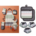 Ladelle Intrinsic Grey Set of 2 Pot Holders 21 x 21 cm V442-LDE-OVENM-INTRINSIC2POTHOLDER-GREY-SQ
