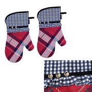 Ladelle Khloe Multi Set of 2 Oven Mitts 18 x 33 cm V442-LDE-OVENM-KHLOESETOF2-MULTI-SH