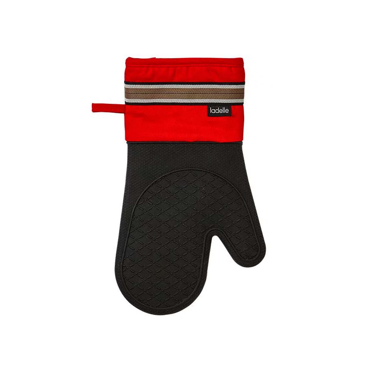 Ladelle Professional Series Red Silicone Oven Mitt V442-LDE-OVENM-PROFESSIONALSILICONE-RED-SH