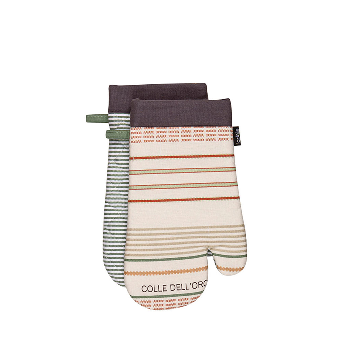Ladelle Sanctuary Cream Set of 2 Oven Mitts 18 x 33 cm V442-LDE-OVENM-SANCTUARYSETOF2-CREAM-SH