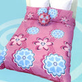 Sassy Garden Pink Quilt Cover Set Double V442-LDE-QUILTCS-SASSYGARDEN-PINK-DS