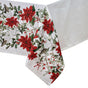 100% Cotton Ashdene Poinsettia Festive Christmas Holiday Tablecloth 150 x 230 cm V442-LDE-TABLEC-POINSETTIA230CM-MULTI-RE