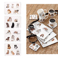 Set of 4 Kennel Club Table Placemats 29x21x0.4 cm V442-LDE-TABLEPLACEMAT-KENNELCLUB-WHITE-RE