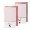 Ladelle Set of 4 Aussie Stocking Kitchen / Cleaning 100% Cotton Tea Towels 45 x 70 cm V442-LDE-TEAT-AUSSIESTOCKING-MULTI-RE
