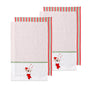 Ladelle Set of 4 Aussie Stocking Kitchen / Cleaning 100% Cotton Tea Towels 45 x 70 cm V442-LDE-TEAT-AUSSIESTOCKING-MULTI-RE