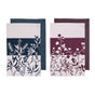 Ladelle Set of 4 Homespun Flower Cotton Kitchen Tea Towels 50 x 70 cm Mix V442-LDE-TEAT-HOMESPUNFLOWERSETOF4-MIX-RE