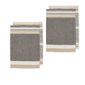 Ladelle Intrinsic Set of 4 Cotton Kitchen Towels Bold Charcoal V442-LDE-TEAT-INTRINSICSETOF4-BCHARCOAL-RE