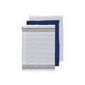 Ladelle Set of 3 Professional Series III Cotton Kitchen Tea Towels Navy 50 x 70 cm V442-LDE-TEAT-PROSERSETOF3-NAVY-RE