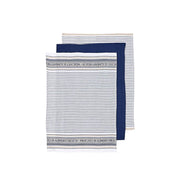 Ladelle Set of 3 Professional Series III Cotton Kitchen Tea Towels Navy 50 x 70 cm V442-LDE-TEAT-PROSERSETOF3-NAVY-RE