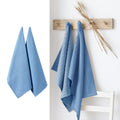 Ladelle Eco Recycled Cotton Set of 2 Cotton Kitchen Towels Blue 50 x 70 cm V442-LDE-TEAT-SETOF2ECORECYCLED-BLUE-RE