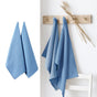 Ladelle Eco Recycled Cotton Set of 2 Cotton Kitchen Towels Blue 50 x 70 cm V442-LDE-TEAT-SETOF2ECORECYCLED-BLUE-RE
