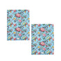 Set of 2 Jardin Peony Cotton Kitchen Tea Towels 50 x 70 cm V442-LDE-TEAT-SETOF2JARDINPEONY-MULTI-RE