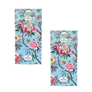 Set of 2 Jardin Peony Cotton Kitchen Tea Towels 50 x 70 cm V442-LDE-TEAT-SETOF2JARDINPEONY-MULTI-RE