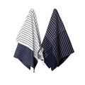 Ladelle Kyrie Cotton Set of 2 Jumbo Kitchen Towels 60 x 80 cm Navy V442-LDE-TEAT-SETOF2KYRIEJUMBO-NAVY-RE