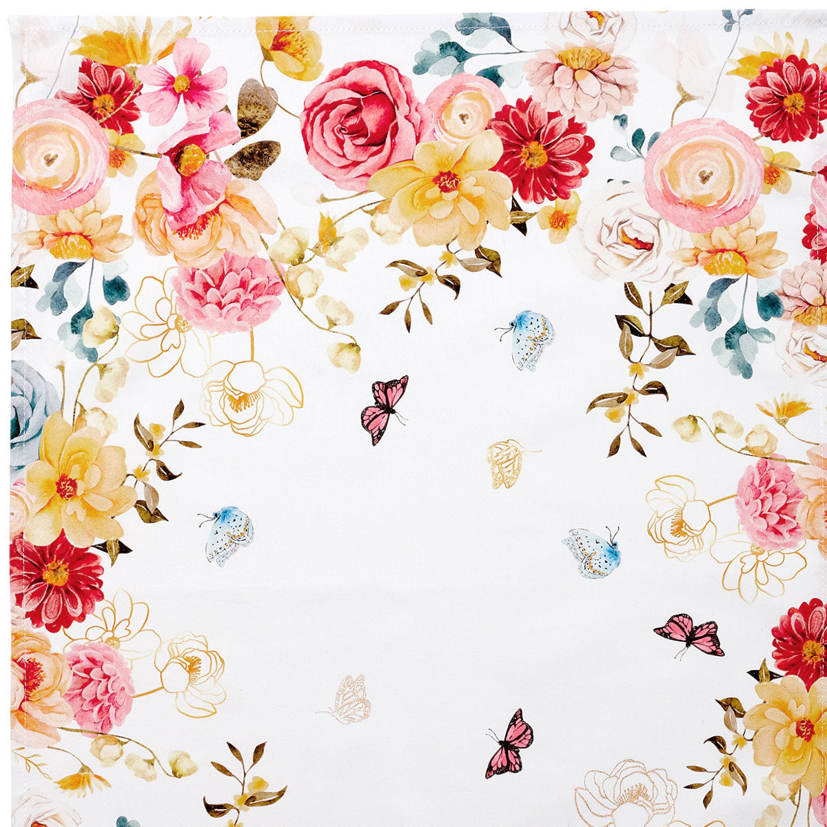 Ashdene Set of 2 Springtime Soiree Cotton Kitchen Tea Towels 50 x 70 cm V442-LDE-TEAT-SETOF2SPRINGTIMESOIREE-MULTI-RE