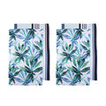 Ladelle Set of 4 Zest Leaves Green Cotton Kitchen Tea Towels 50 x 70 cm V442-LDE-TEAT-ZESTSETOF4LEAVE-GREEN-RE