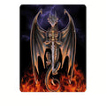 Anne Stoke Dragon Warrior Polar Fleece Throw V442-LDE-THROW-DRAGONWARRIOR-MULTI-RE
