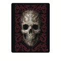 Anne Stoke Oriental Skull Polar Fleece Throw V442-LDE-THROW-ORIENTALSKULL-MULTI-RE
