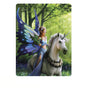 Anne Stoke Realm Of Enchantment Polar Fleece Throw V442-LDE-THROW-REALMOFENCHANTMENT-GREEN-RE