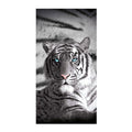 Just Home Blue Eyes Stripes Tiger Bath Beach Towel V442-LDE-TOWEL-BLUEEYESSTRIPES-BLACK-RE