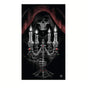 Anne Stokes Candelabra Beach Towel 75 x 150 cm V442-LDE-TOWEL-CANDELABRA-BLACK-RE