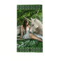 Anne Stokes Pure Heart Beach Towel 75 x 150 cm V442-LDE-TOWEL-PUREHEART-GREEN-RE