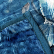 800GSM Luxury Reversible Animal Pattern Mink Blanket Queen 200 x 240 cm Pretty Peacock Blue V442-LYL-BLANKET-2025PEACOCK-BLUE-QS