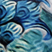 800GSM Luxury Reversible Animal Pattern Mink Blanket Queen 200 x 240 cm Pretty Peacock Blue V442-LYL-BLANKET-2025PEACOCK-BLUE-QS