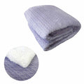 Ardor Liam Lilac Winter Fleece Blanket with Sherpa Reverse 150x200cm V442-LYL-BLANKET-LIAM-LILAC-RE