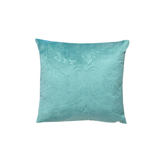 Georges Fine Linens Amara Sea Green Square Filled Cushion 40 x 40 cm V442-MFL-CUSHION-AMARA-SEAGREEN-SQ